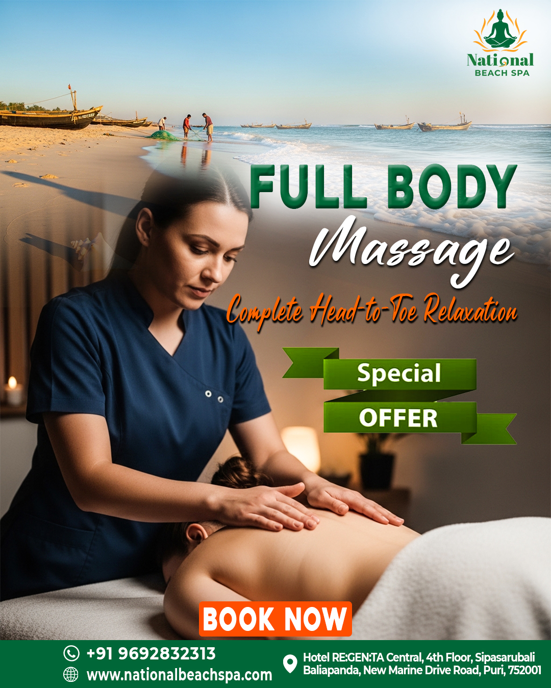 full body massage be1